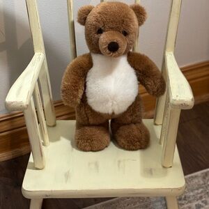 Vintage Gund Brown and White Plush Bear